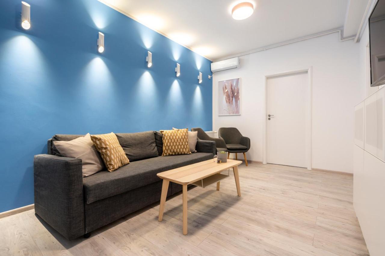 בוקרשט Blue Design Apartament In Magheru מראה חיצוני תמונה